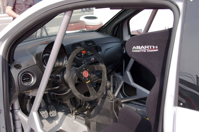 Abarth shop bucket seats