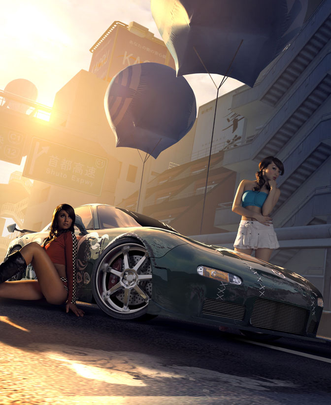 Need For Speed Girls>>a Twosome