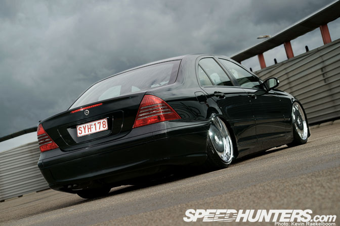 Car Feature>>bagged Benz W203 - Speedhunters