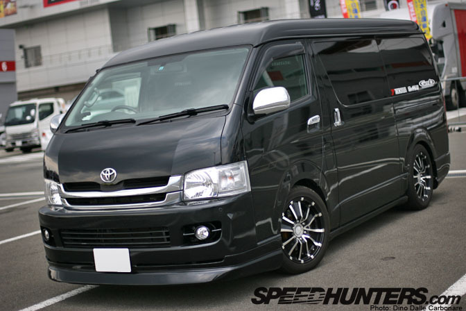 black car van