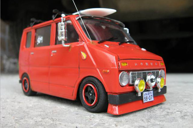 Collectables>>honda Life Step Van