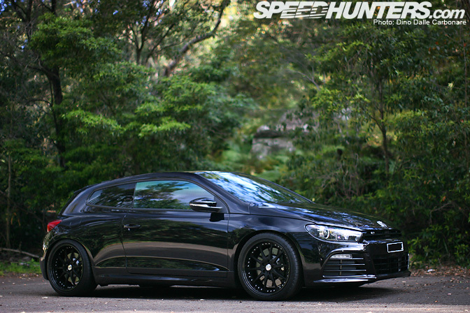 volkswagen scirocco r black