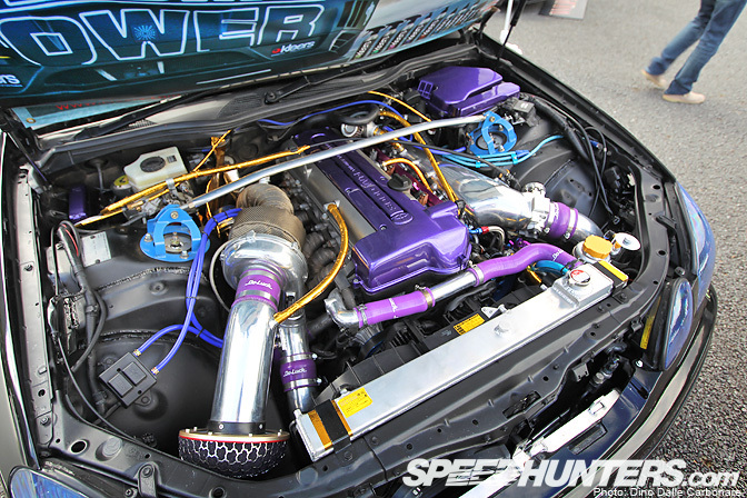 That’s a 600 HP Do-Luck tuned 2JZ right there. 