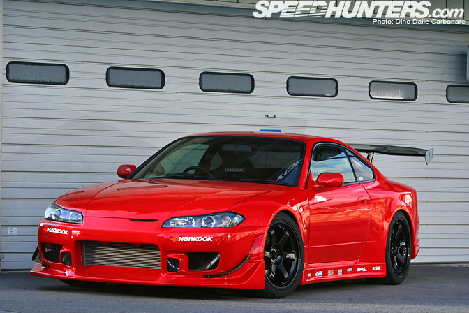 Red Nissan S15 Silvia 