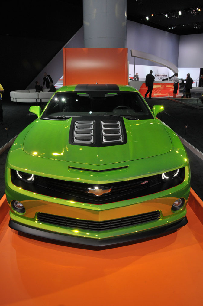 Green Camaro Inspired by hot wheels 1968