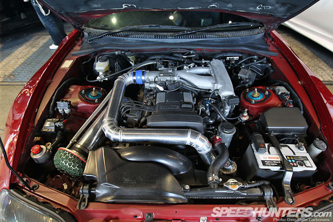 Turns out this was originally an NA 2JZ-GE powered JZA80 but has since been...