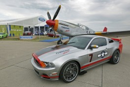 Ford 2013 Red Tails Mustang and Plane