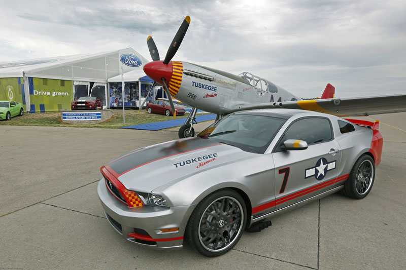 Ford 2013 Red Tails Mustang and Plane - Speedhunters