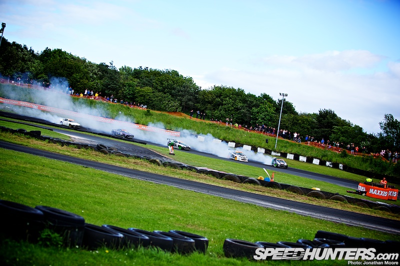 Round Three of the Maxxis British Drift Championship at Teesside Autodrome,