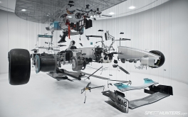 1920x1200 'View Suspended II' exploded F1 carPhoto by Jonathan Moore