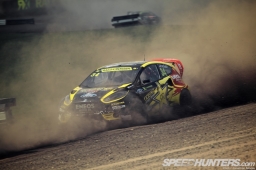 Round 1 of the 2013 RallycrossRX European Rally Championship at Lydden Hill in Kent, United Kingdom