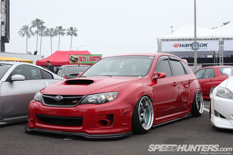 slammed subaru wrx hatch