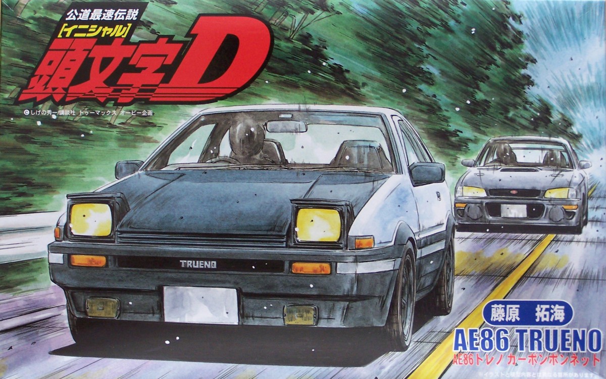 Initial D Cartoon Anime 