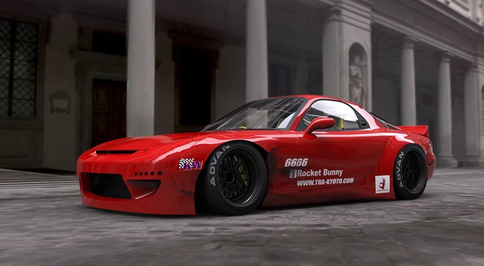 2nd gen mazda rx 7 drift