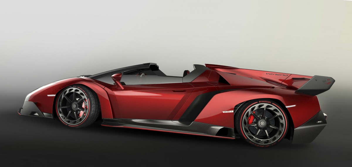 Lamborghini Veneno Roadster on Rodeo Drive