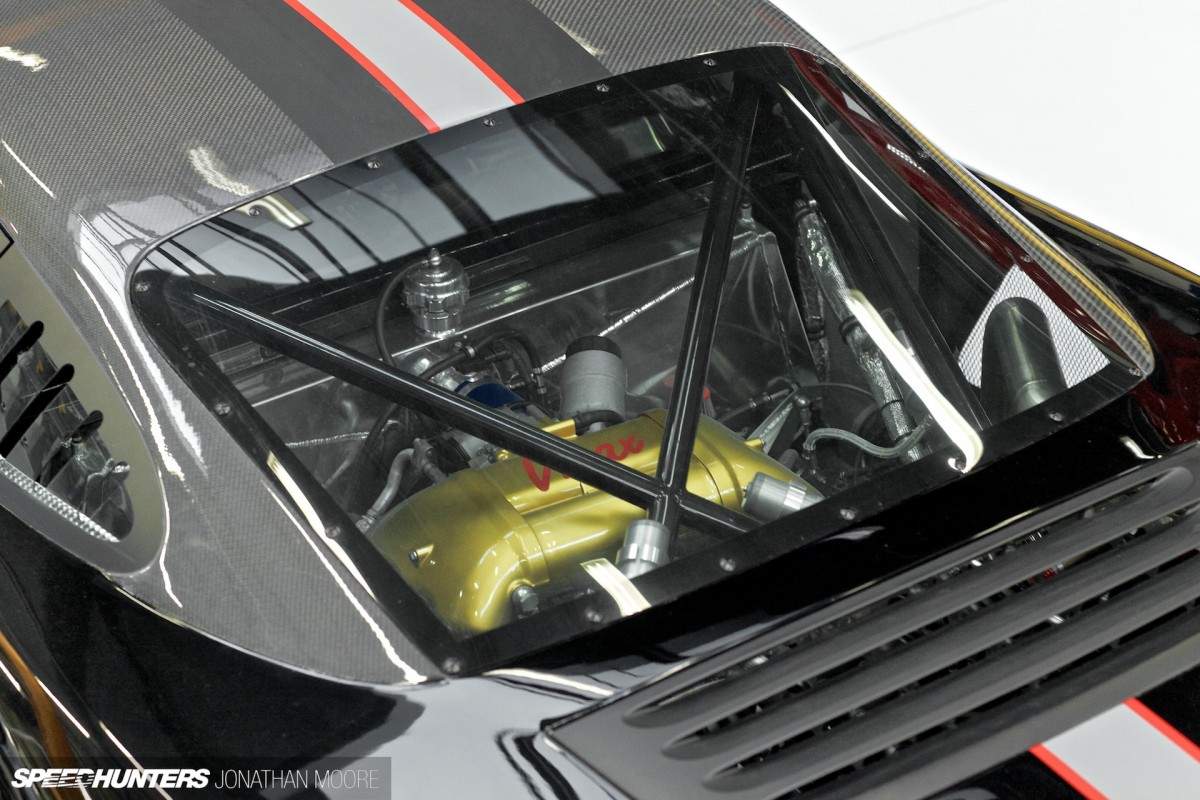 The workshop of specialist Porsche tuners 9FF