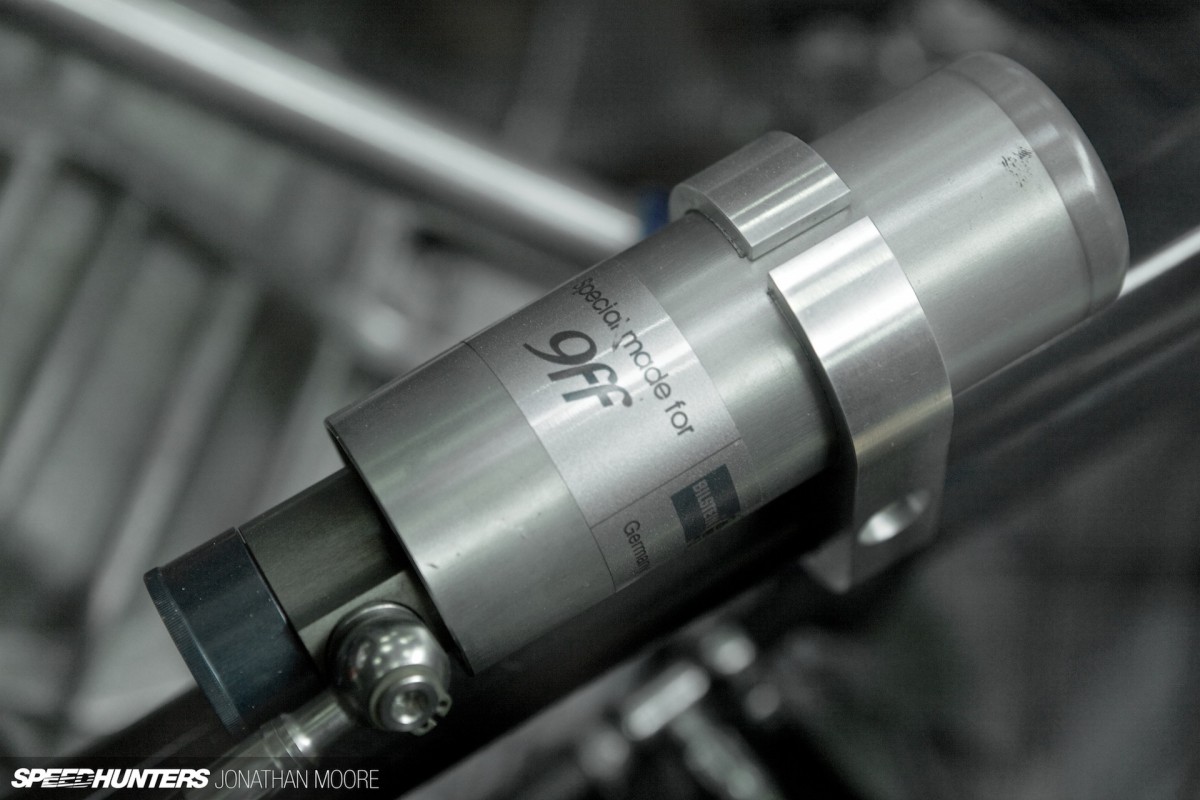 The workshop of specialist Porsche tuners 9FF