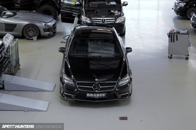 The headquarters and manufacturing facilities of Brabus, specialist tuners of high performance Mercedes-Benz cars