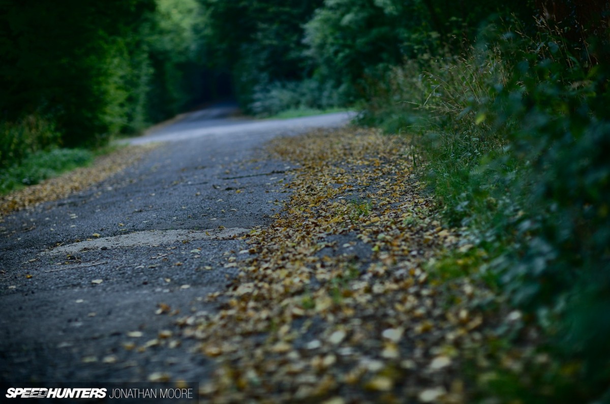 The Nürburgring Südschleife, the abandoned southern loop of the legendary Nordschleife racing circuit, built in 1927 but mostly destroyed during the building of the modern Grand Prix track