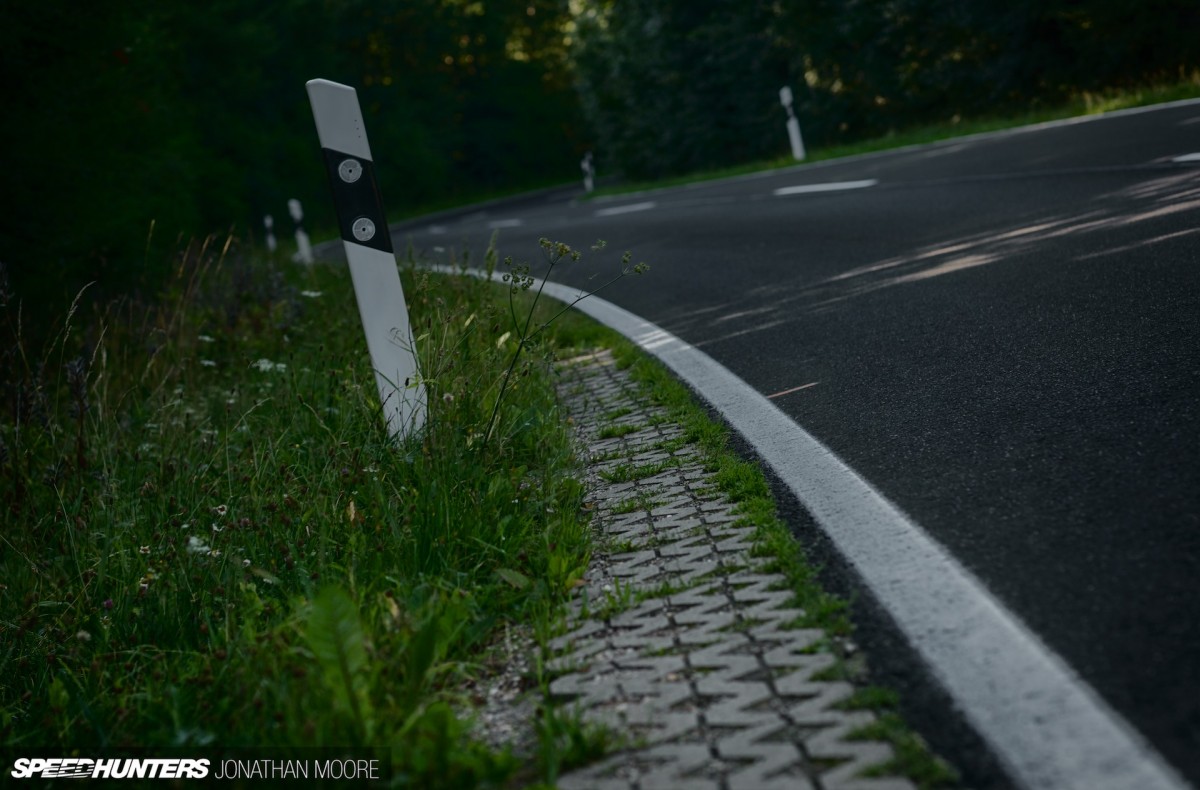 The Nürburgring Südschleife, the abandoned southern loop of the legendary Nordschleife racing circuit, built in 1927 but mostly destroyed during the building of the modern Grand Prix track