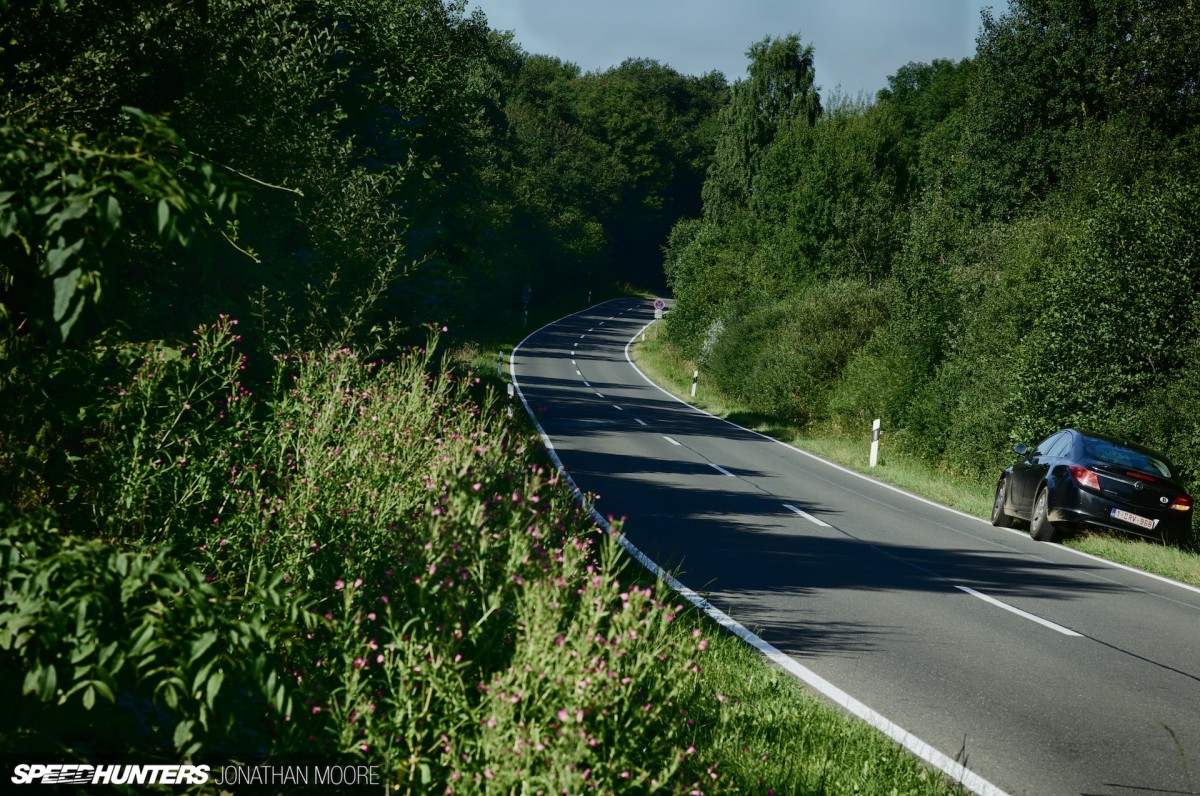 The Nürburgring Südschleife, the abandoned southern loop of the legendary Nordschleife racing circuit, built in 1927 but mostly destroyed during the building of the modern Grand Prix track