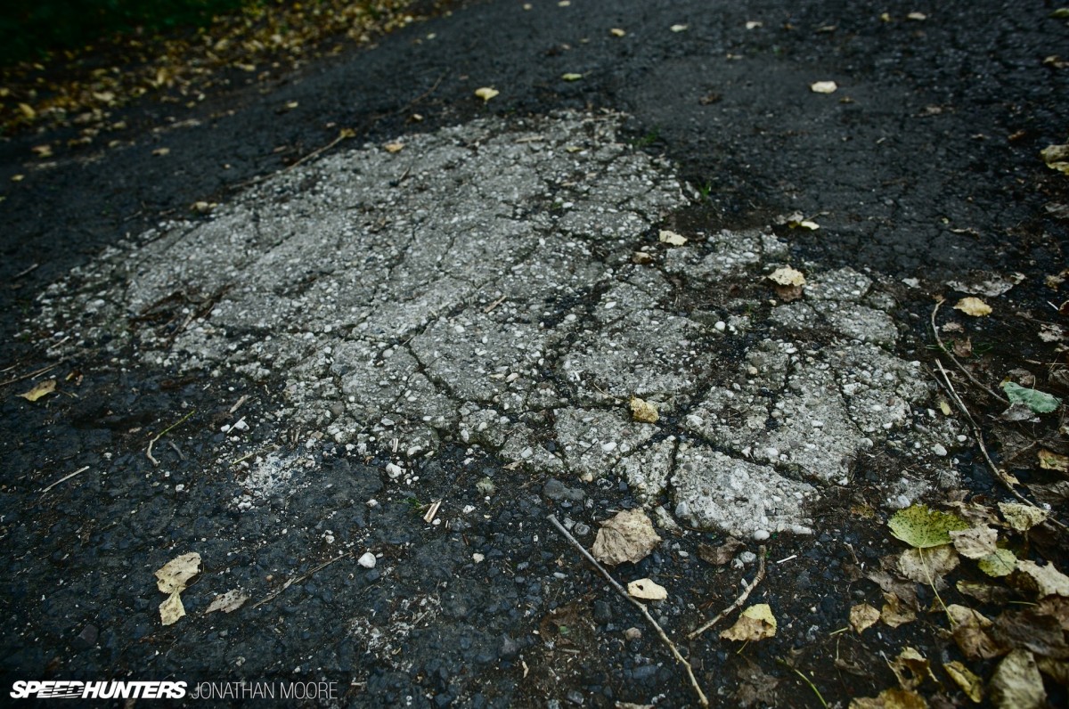 The Nürburgring Südschleife, the abandoned southern loop of the legendary Nordschleife racing circuit, built in 1927 but mostly destroyed during the building of the modern Grand Prix track