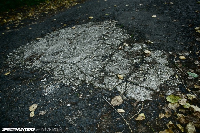 The Nürburgring Südschleife, the abandoned southern loop of the legendary Nordschleife racing circuit, built in 1927 but mostly destroyed during the building of the modern Grand Prix track