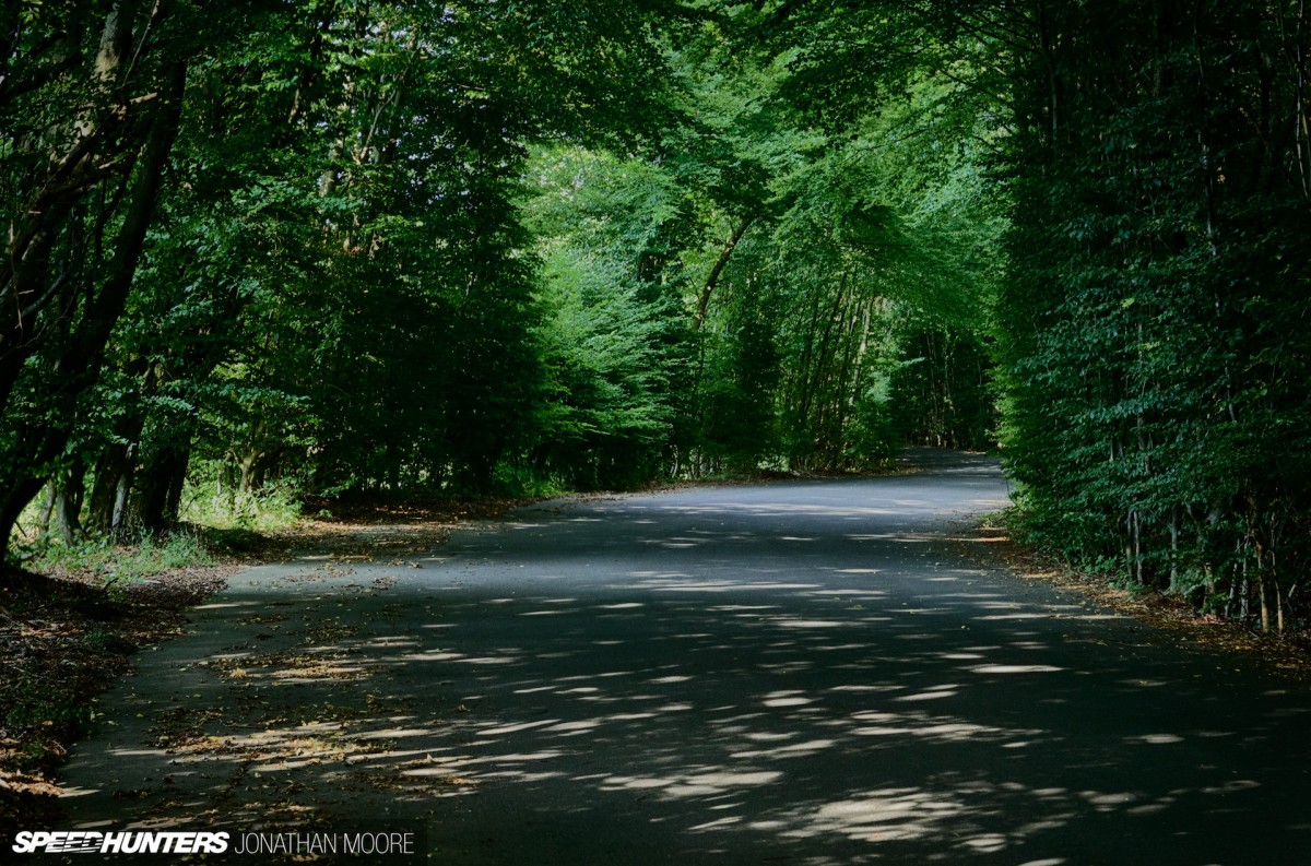 The Nürburgring Südschleife, the abandoned southern loop of the legendary Nordschleife racing circuit, built in 1927 but mostly destroyed during the building of the modern Grand Prix track