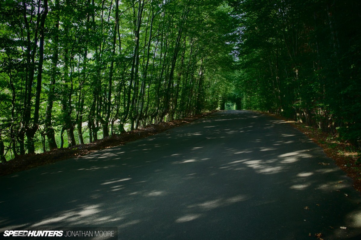 The Nürburgring Südschleife, the abandoned southern loop of the legendary Nordschleife racing circuit, built in 1927 but mostly destroyed during the building of the modern Grand Prix track