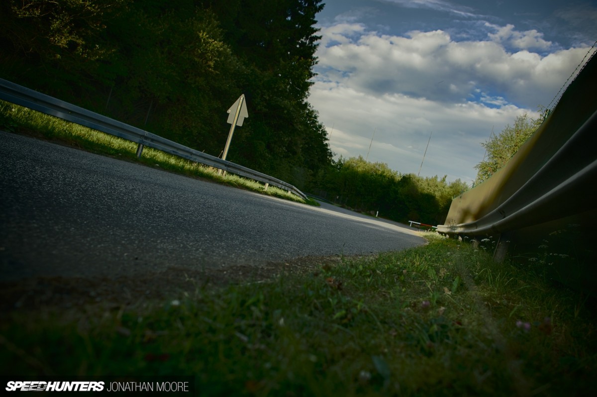 The Nürburgring Südschleife, the abandoned southern loop of the legendary Nordschleife racing circuit, built in 1927 but mostly destroyed during the building of the modern Grand Prix track