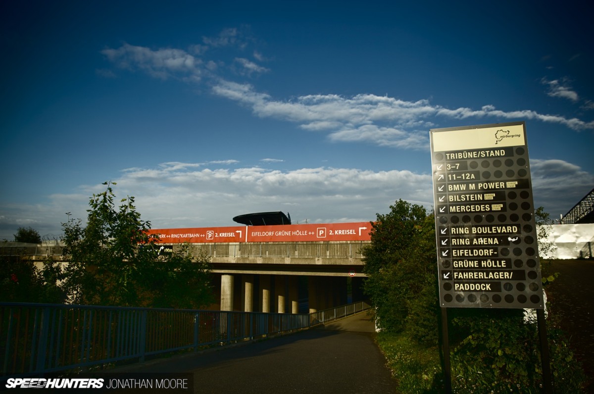 The Nürburgring Südschleife, the abandoned southern loop of the legendary Nordschleife racing circuit, built in 1927 but mostly destroyed during the building of the modern Grand Prix track