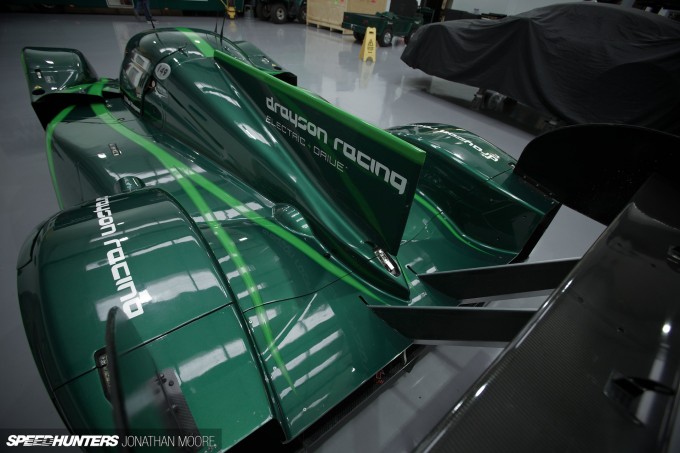 Lord Paul Drayson and the Lola B12/69EV at Drayson Racing Technologies