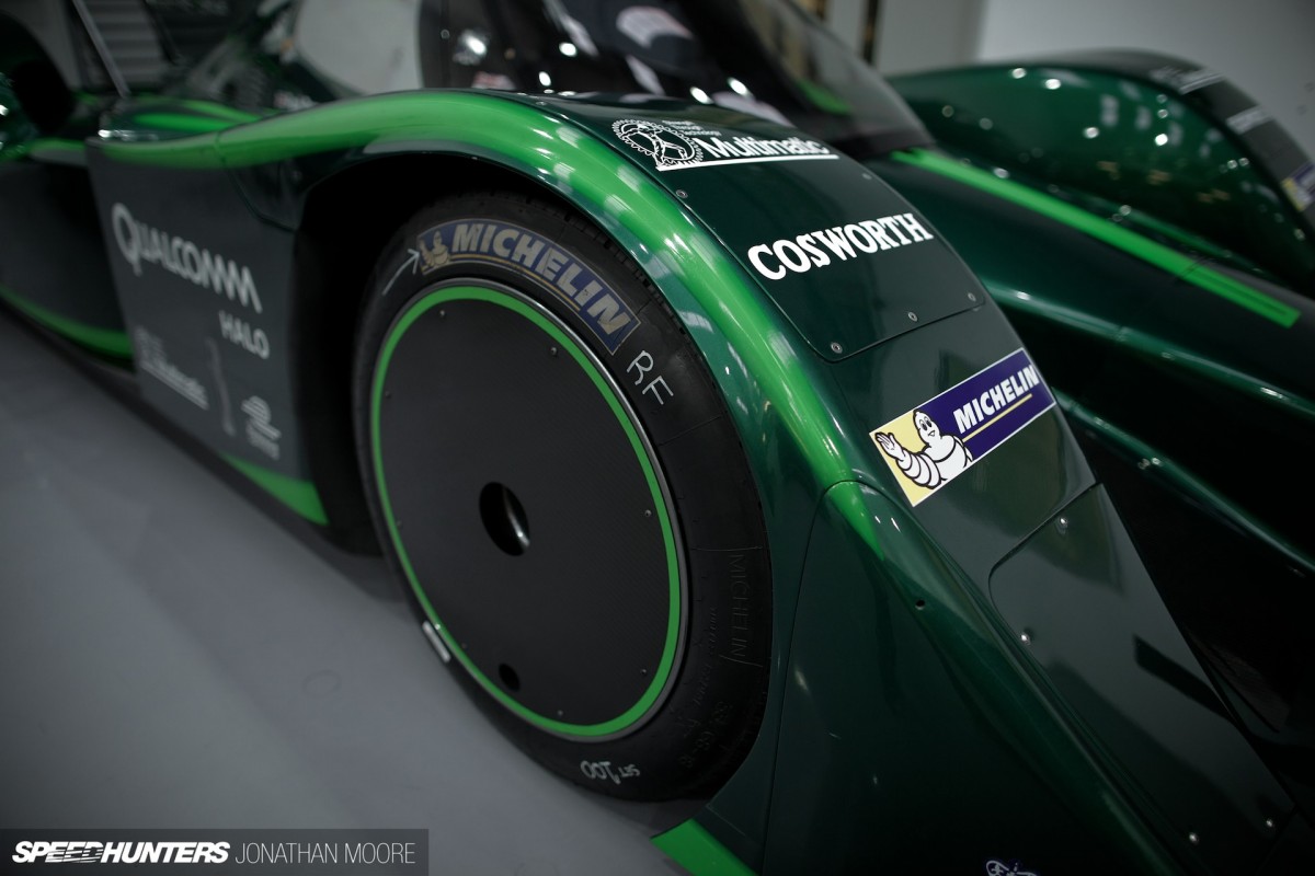 Lord Paul Drayson and the Lola B12/69EV at Drayson Racing Technologies