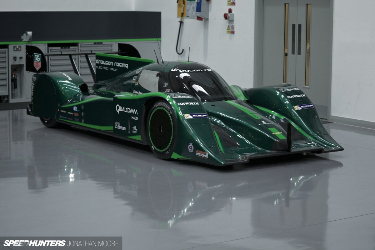 Lord Paul Drayson and the Lola B12/69EV at Drayson Racing Technologies