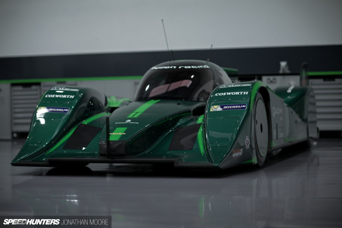 Lord Paul Drayson and the Lola B12/69EV at Drayson Racing Technologies
