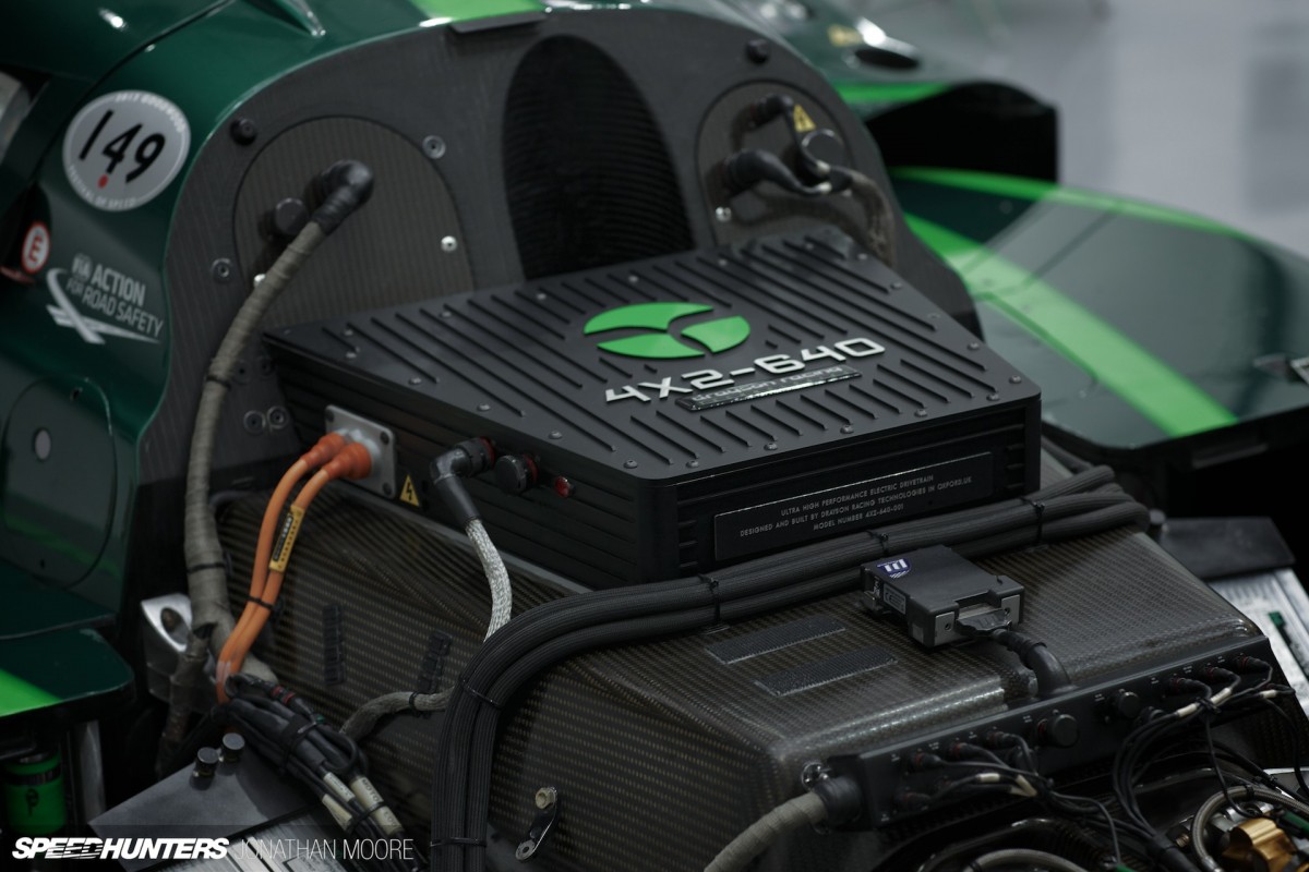 Lord Paul Drayson and the Lola B12/69EV at Drayson Racing Technologies