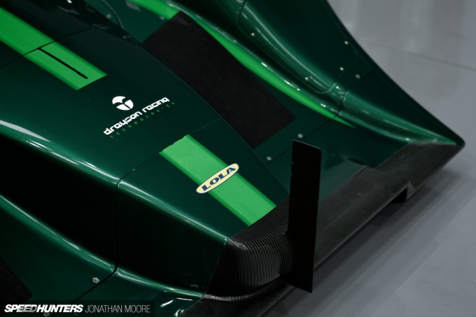 Lord Paul Drayson and the Lola B12/69EV at Drayson Racing Technologies