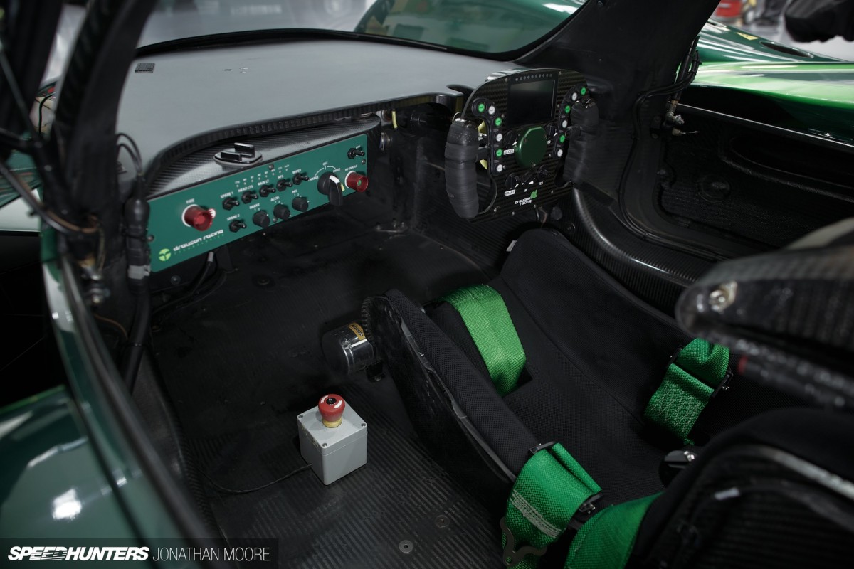Lord Paul Drayson and the Lola B12/69EV at Drayson Racing Technologies