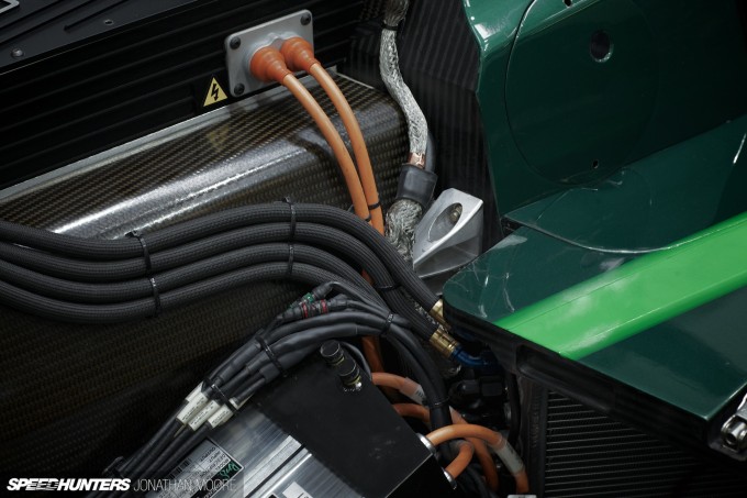 Lord Paul Drayson and the Lola B12/69EV at Drayson Racing Technologies