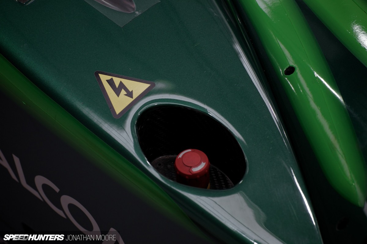 Lord Paul Drayson and the Lola B12/69EV at Drayson Racing Technologies