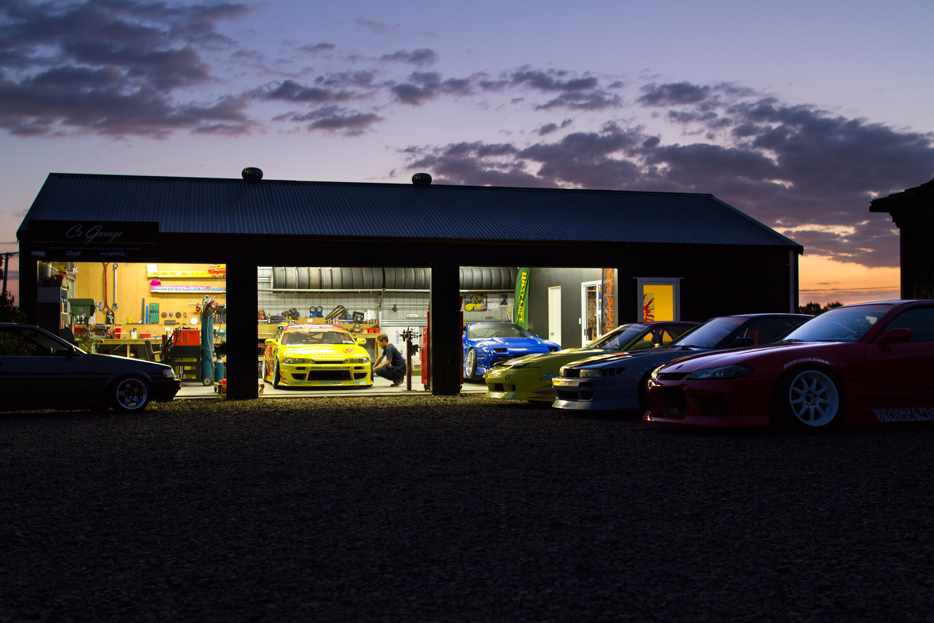 Nz's temple of drift: inside c's garage speedhunters