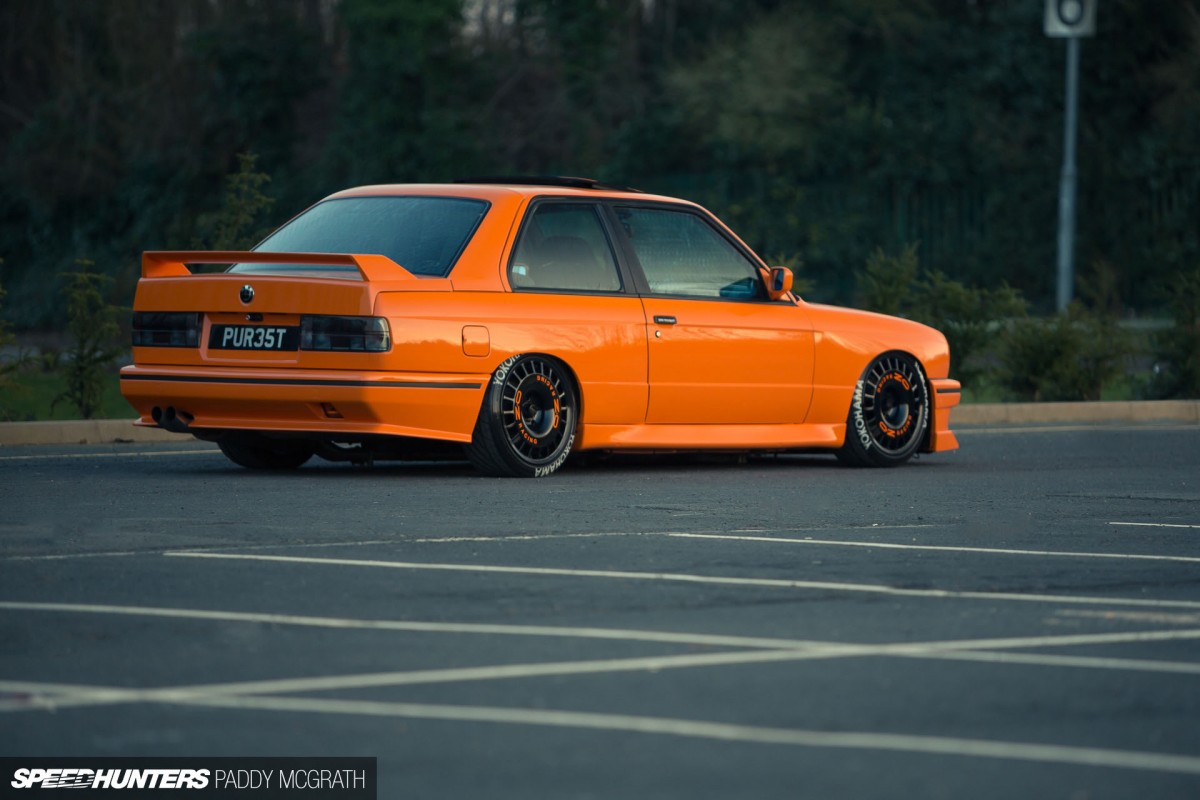 bmw e30 m3 orange