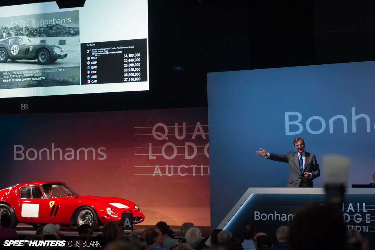 Ferrari 250 GTO Bonham's Monterey 2014 Otis Blank 050