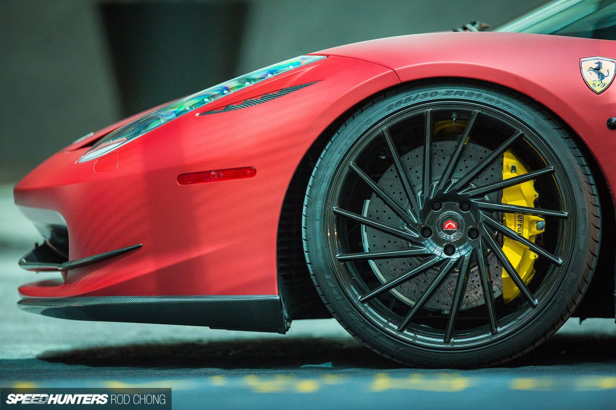 Ferrari 458 Spider - Vossen x Work VWS-2 - Custom Painted