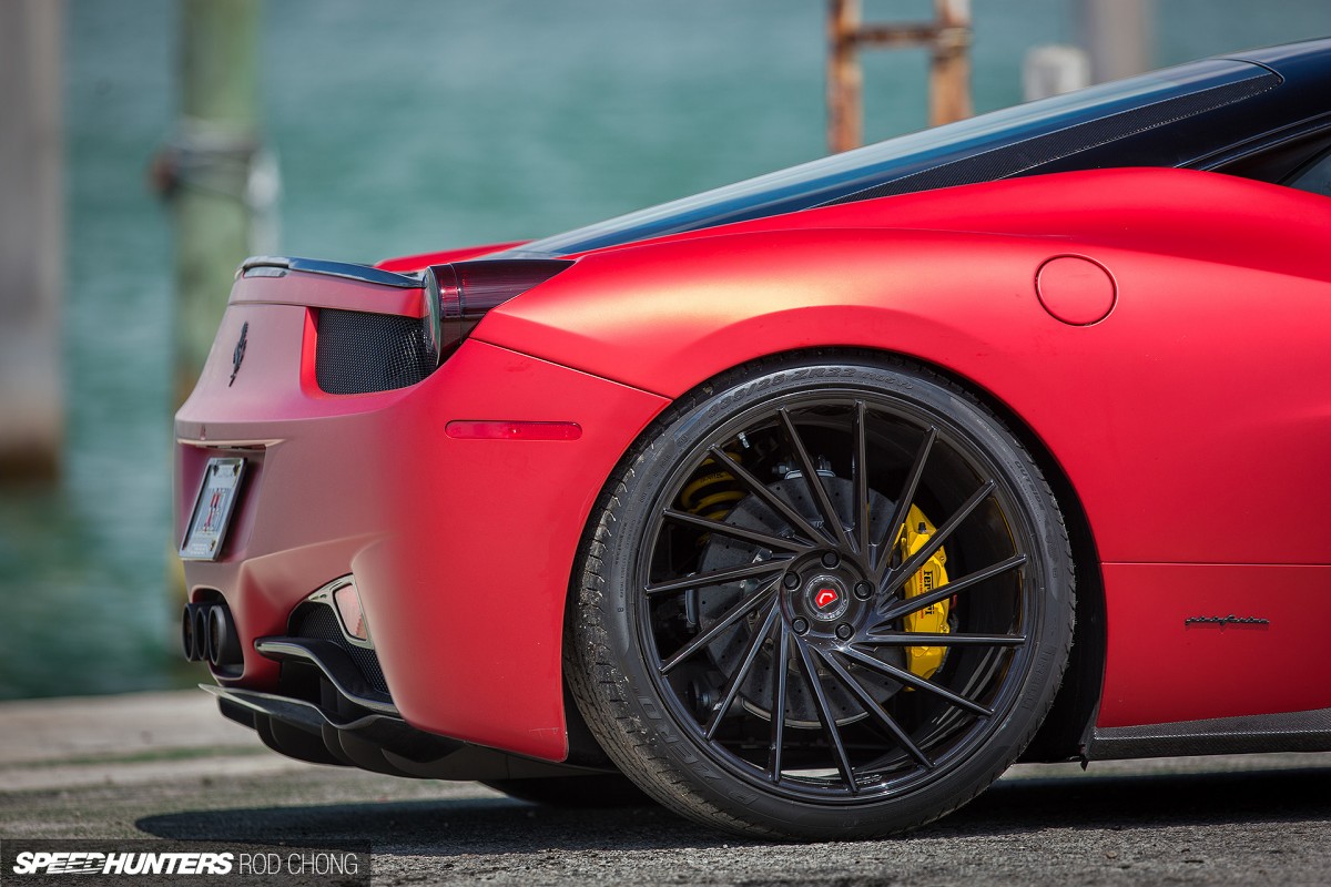 Ferrari 458 Spider - Vossen x Work VWS-2 - Custom Painted