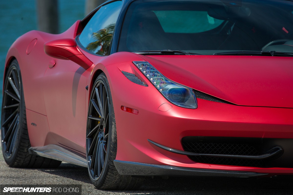 Ferrari 458 Spider - Vossen x Work VWS-2 - Custom Painted