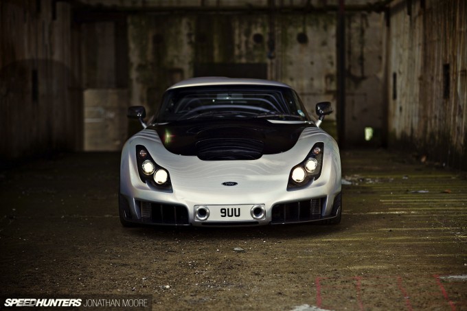 Paul Black's supercharged, 750hp TVR Sagaris, powered by an LS9 V8, converted by Topcats Racing