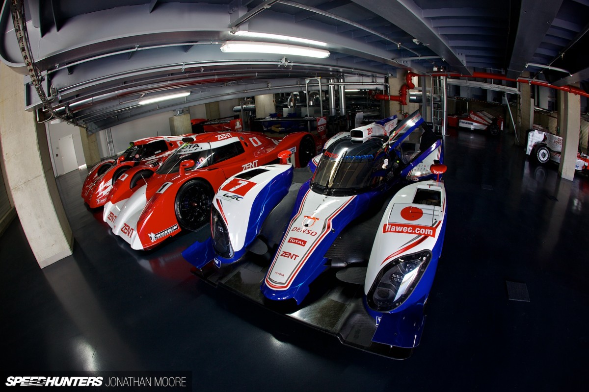 The Toyota Motorsports Group museum at their headquarters in Cologne, located in one of the wind tunnel buildings from their Formula 1 programme
