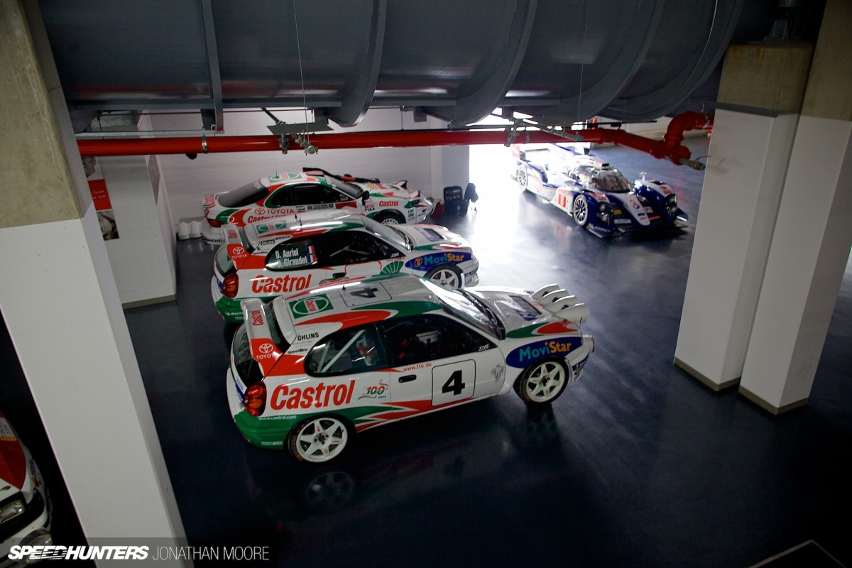 The Toyota Motorsports Group museum at their headquarters in Cologne, located in one of the wind tunnel buildings from their Formula 1 programme