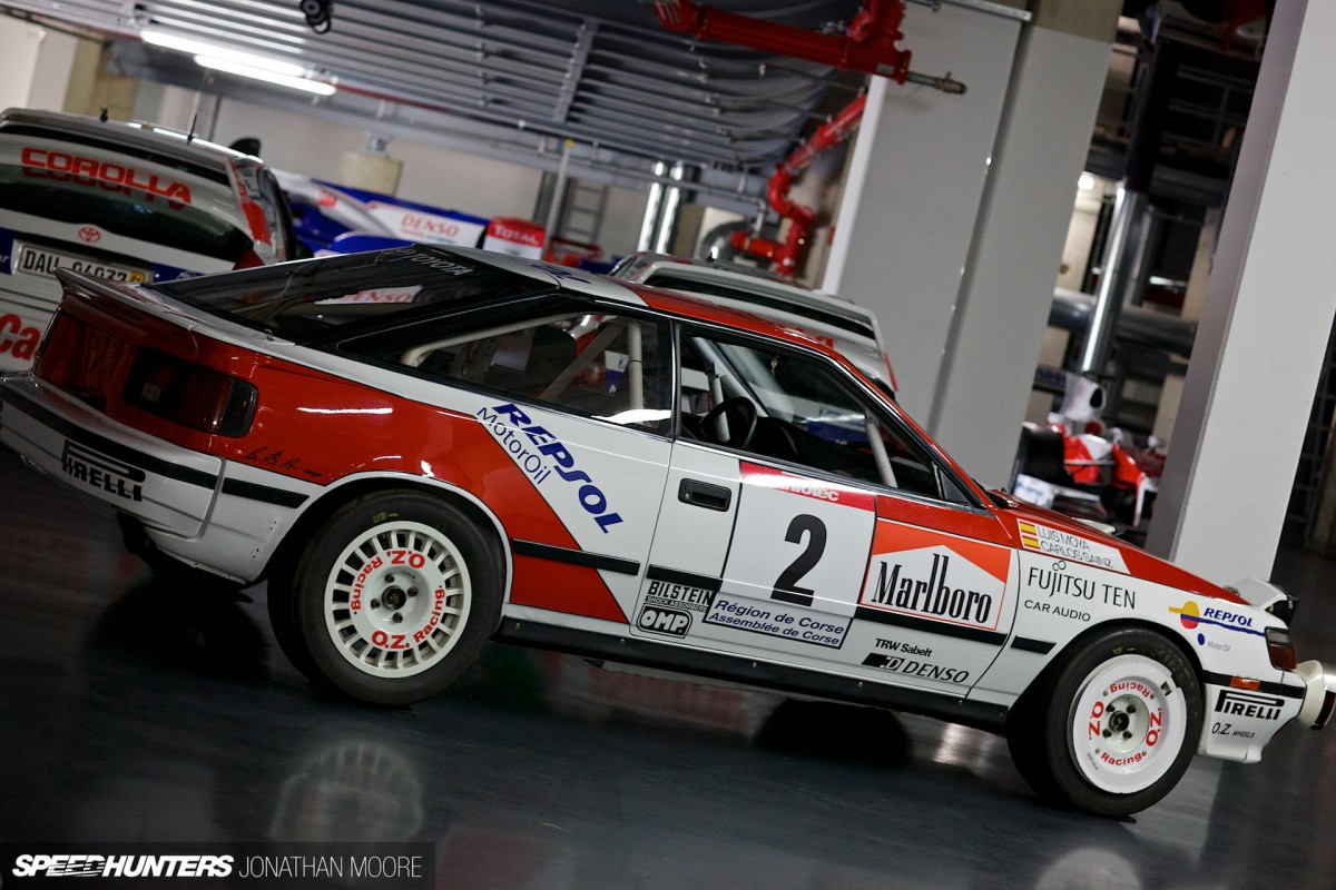 The Toyota Motorsports Group museum at their headquarters in Cologne, located in one of the wind tunnel buildings from their Formula 1 programme